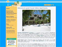 Tablet Screenshot of holboxapartments.com